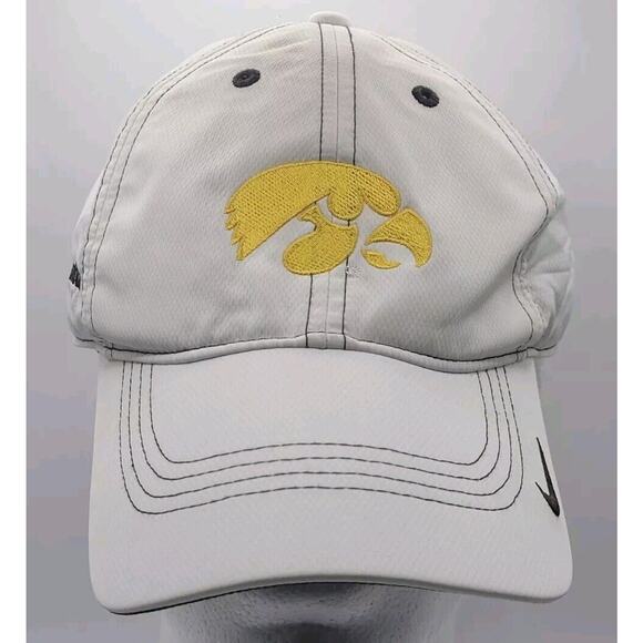 University of Iowa Hawkeyes Women's Basketball Strapback Cap Hat white Nike Golf - Picture 1 of 11
